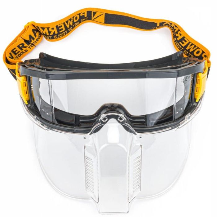 Ochelari de protectie anti-aschii, de lucru, cu masca ventilata,