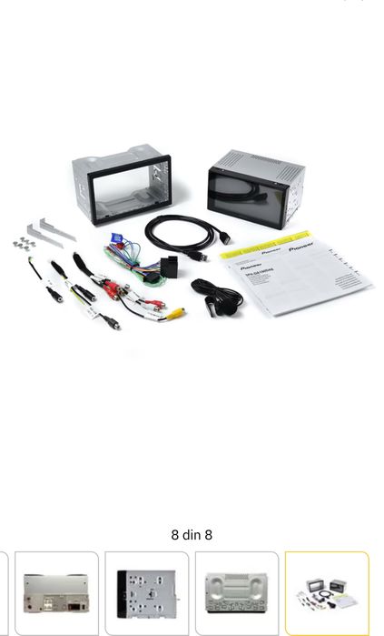 PIONEER SPH-DA160DAB 4 x 50W Bluetooth USB MirrorLink Carplay sigilata, transport inclus