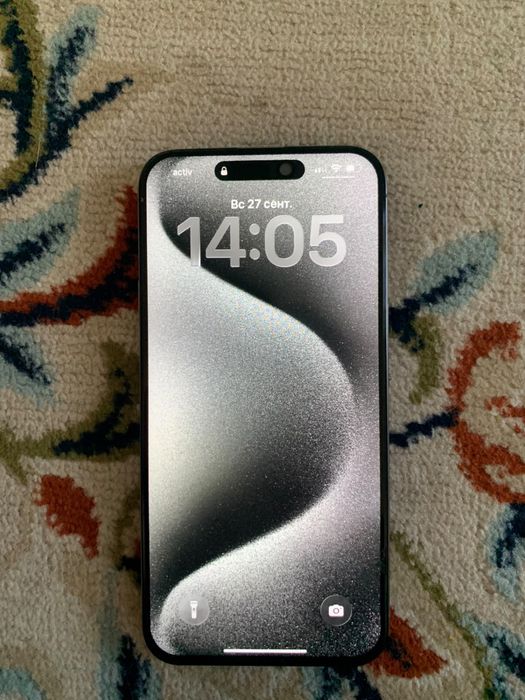 iphone 15 Pro Max 256 gb Natural Titanium идеал
