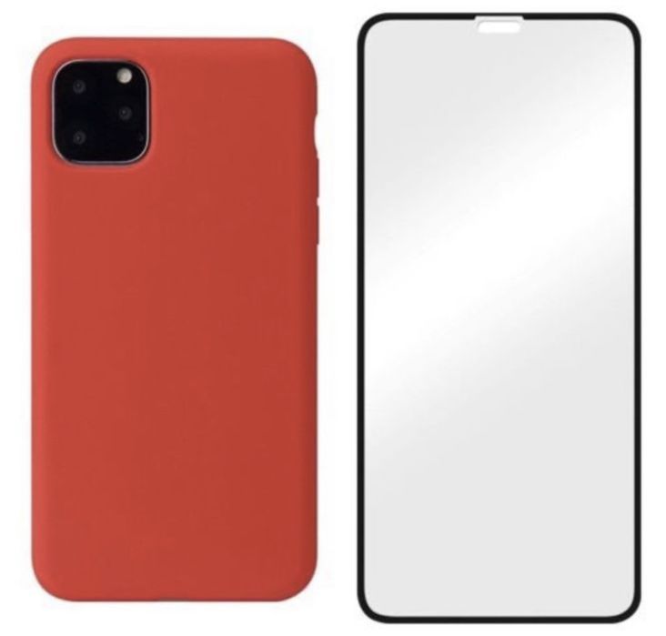 Husa Luxury Catifea +Folie Sticla 21D Iphone 13/14/15/16E PRO MAX PLUS