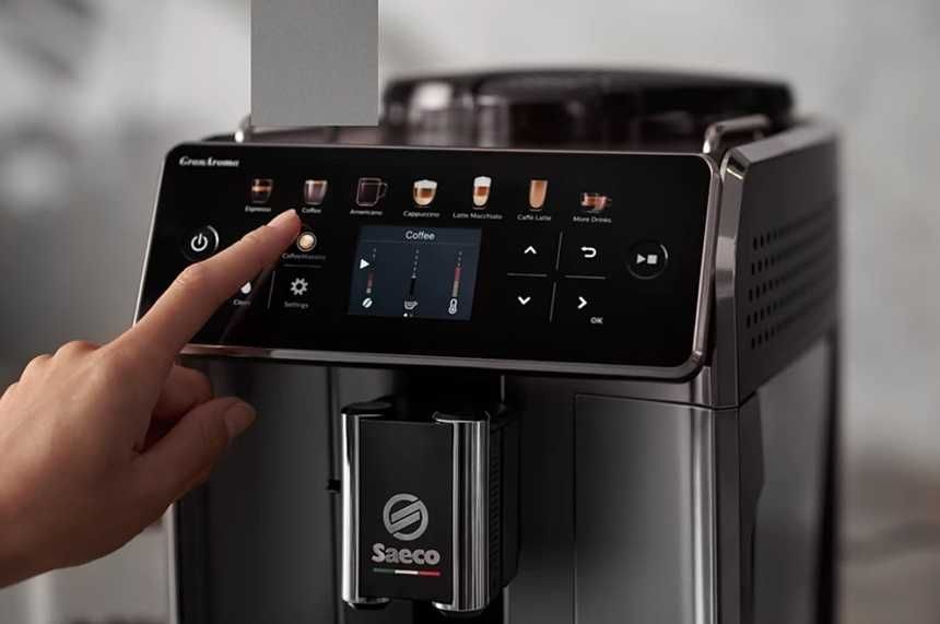 Кафеавтомат Saeco GranAroma SM6582 с автоматичен разпенване на мляко