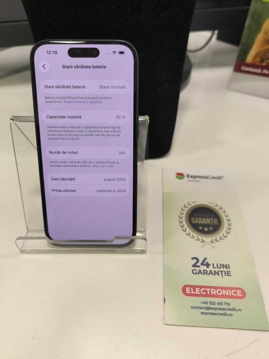 Iphone 16 128Gb (AG24 Harlau B.45828) - Garantie 2 ani