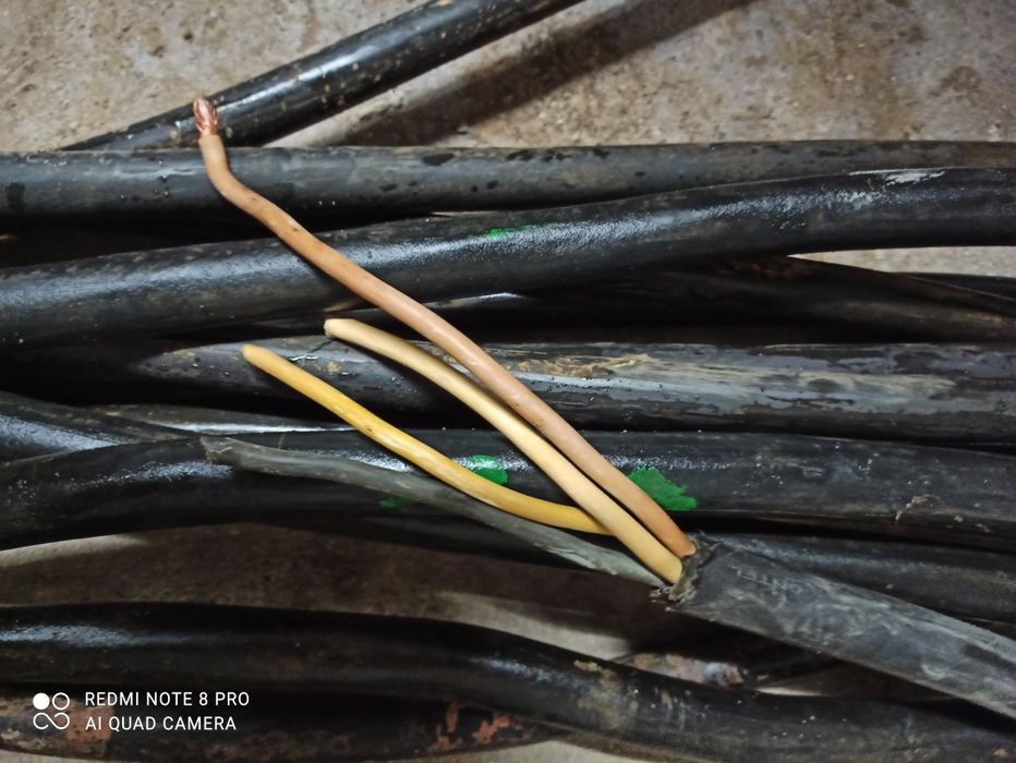 Кабел 3х16 и 1х10 кв.