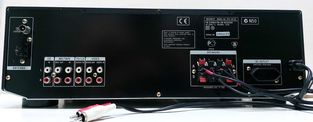 Sony STR DE 135 amplificator stereo statie audio cu tuner RDS receiver