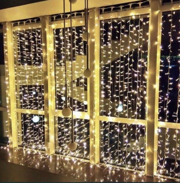 новогодняя  гирлянда «Сетка» 3х3