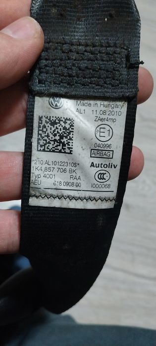 Vând seturi centuri fata, Golf 5,6 , Seat
