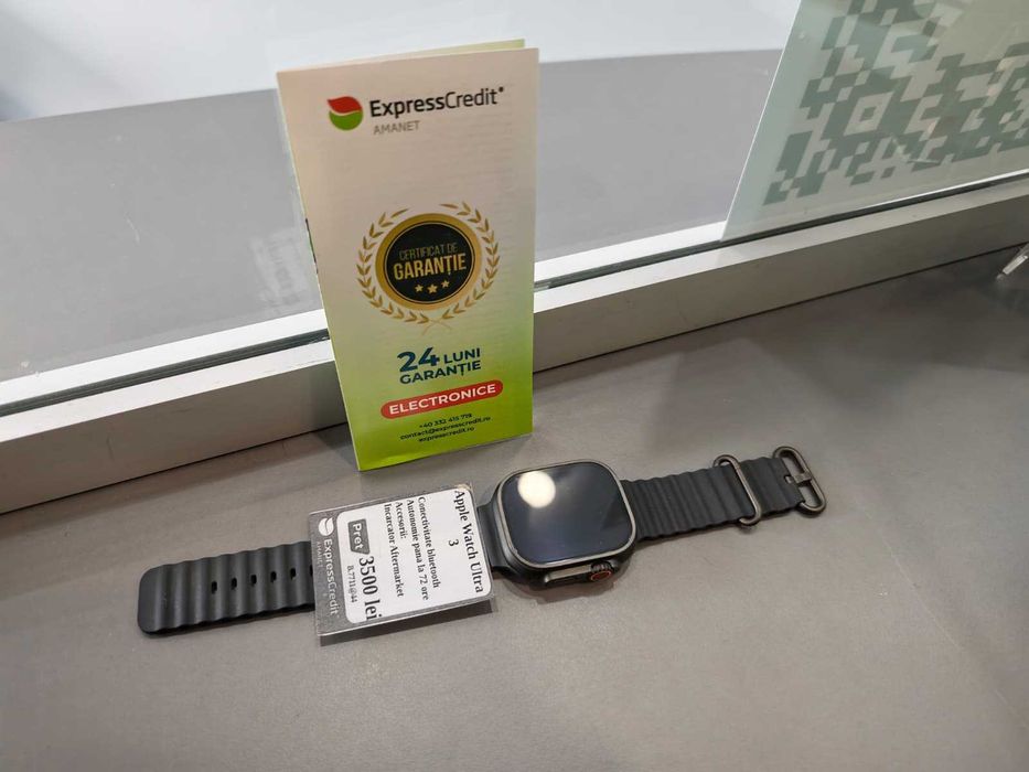 Apple Watch Ultra 3 GPS+Cellular 49mm (Ag44 B7711) - Garantie 2 ani!