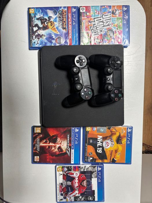 Ps 4, 5 игр, 2 геймпада