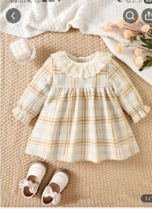 Бебешки рокли 3 бр 20 лв 86-92см