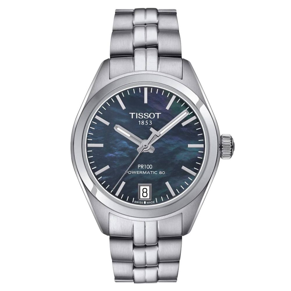 Tissot black mother of pearl hotsell