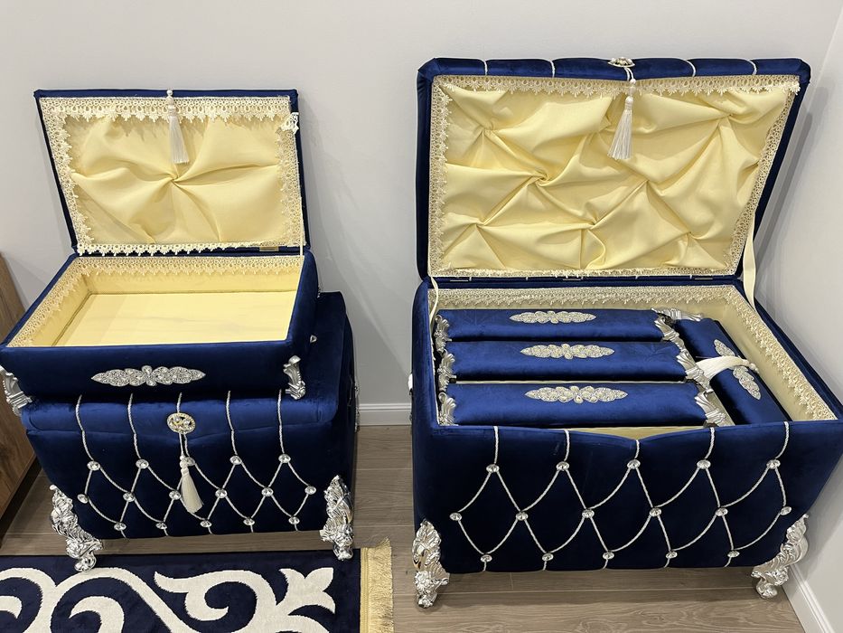 Набор сундуков и корзин сандык