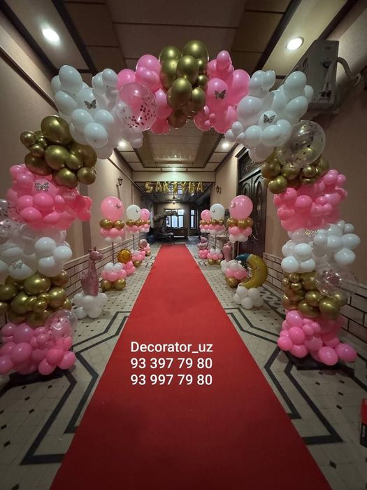 Оформление шарами в Ташкенте
