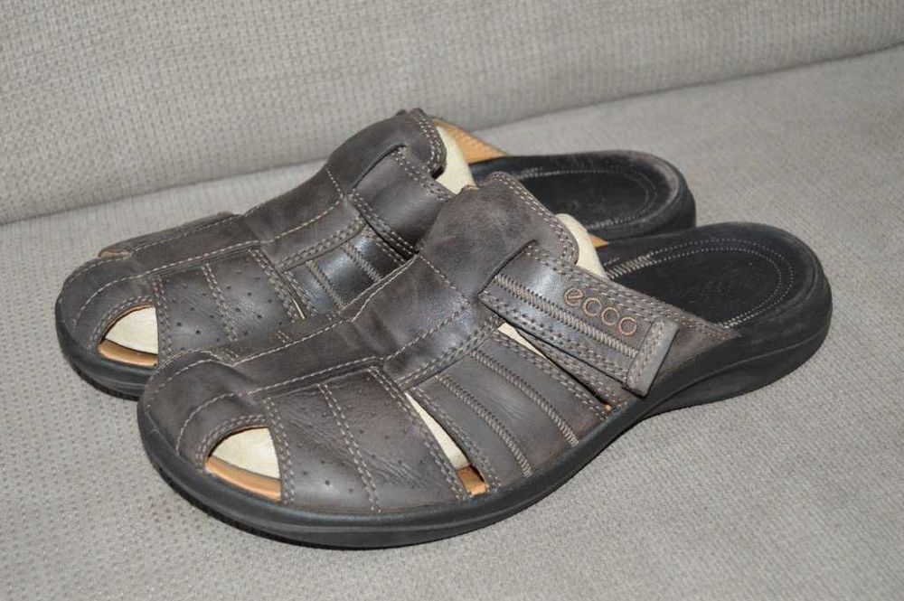 Slapi papuci piele Ecco marime 43