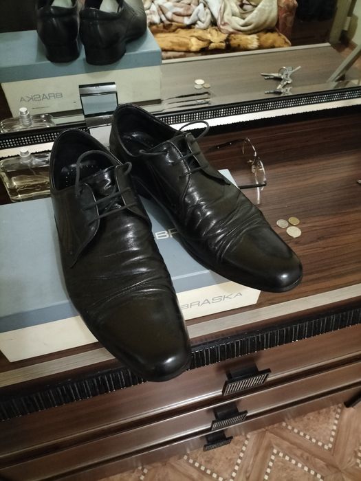 Продам туфли, кожа оригинал настоящие Braska .