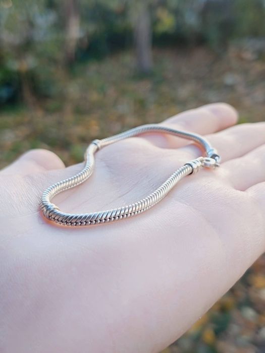 Veche bratara din argint de 925, Pandora, ALE