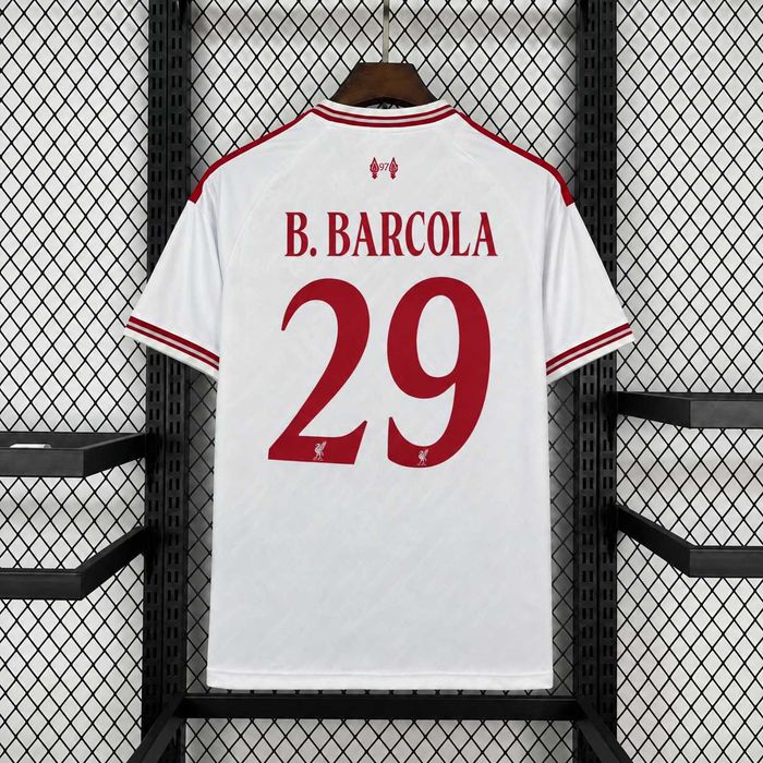 Tricou Liverpool 26/27 Away Kit - B.Barcola 29 Fan Version