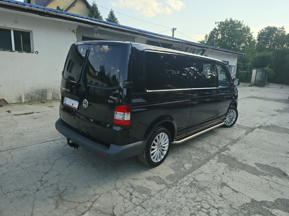 Volkswagen Transporter T5 FACELIFT LONG 2Xculisante 2.0TDI 180CP 5locuri 2011 EURO5 RATE / GARANTIE