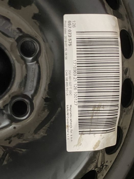 Jante  15" originale