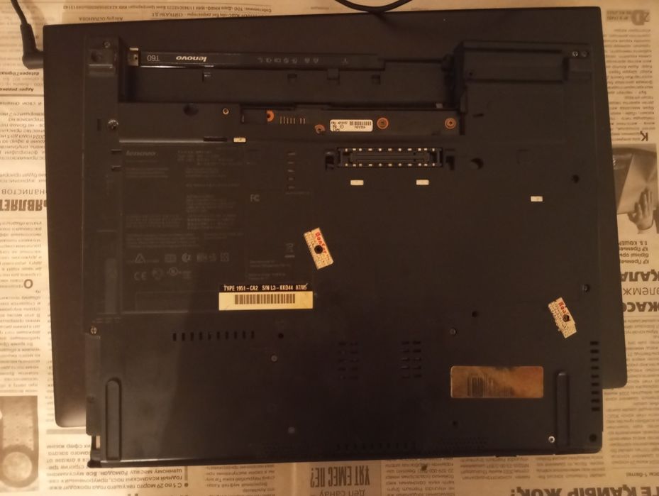 Ноутбук Lenovo ThinkPad T60
