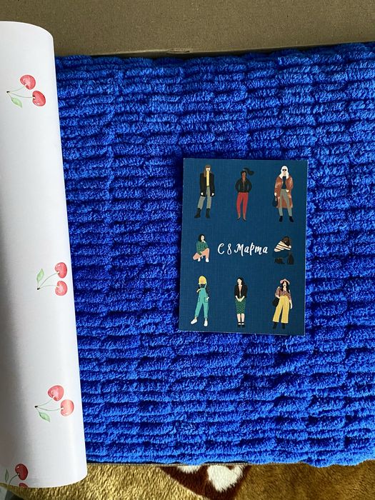 Подарок на 8 марта | вязаное одеяло