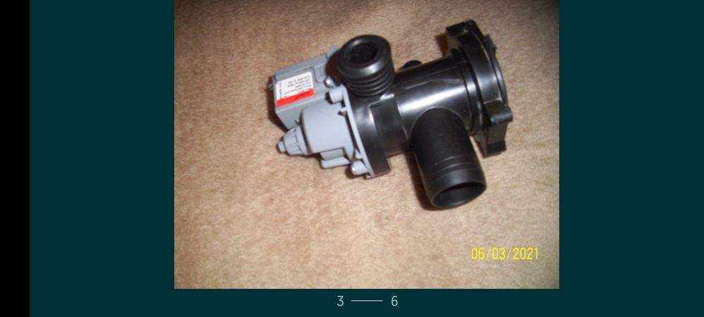 Pompă nouă pentru mașina spălat Indesit