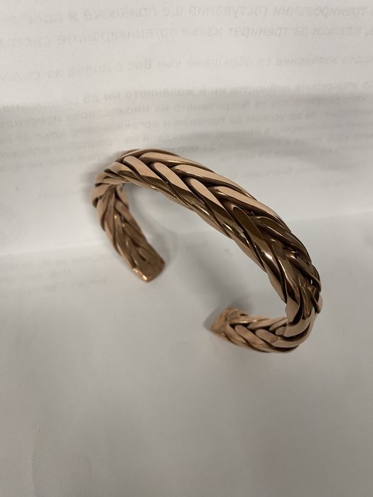 Медна гривна 18см