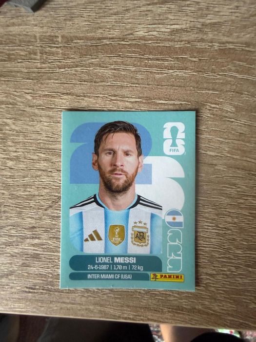 Lionel messi panini 2026