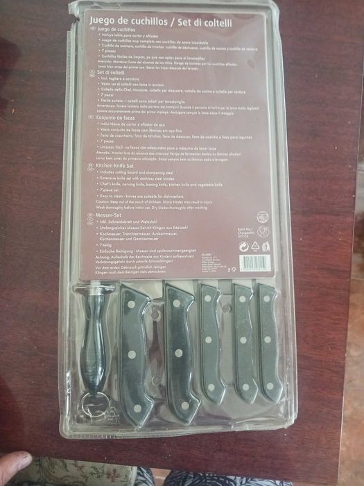 Set cuțite din 7 piese, Italia