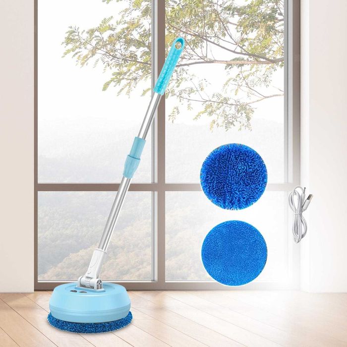 Електрическа телескопична машина за почистване на пода,тавана,прозорци