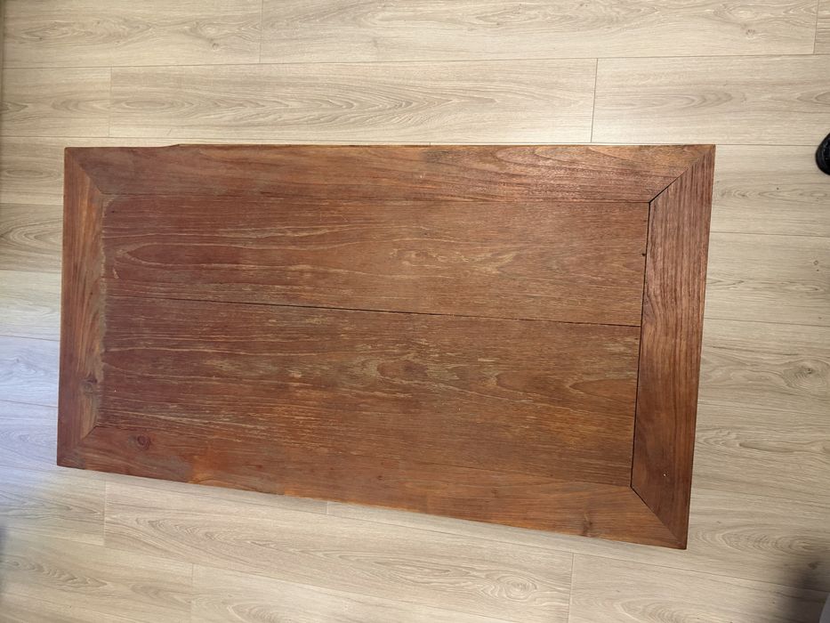 Masă de ceai stil oriental chinezesc – lemn de tec, lucrată manual