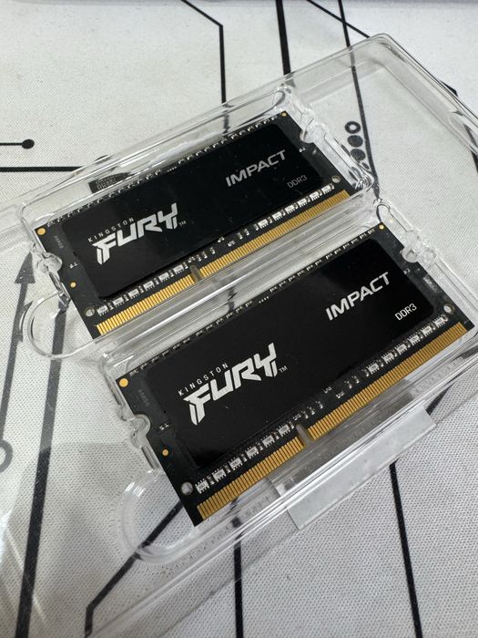 Kingston Fury IMPACT memorie RAM 16GB (2x8GB) DDR3 1866MHz CL11