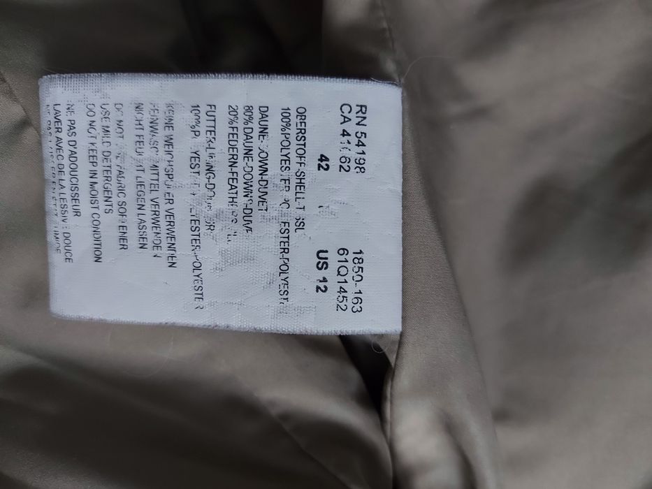 Bogner down L/42 ,пухено яке, оригинал ,лукс 80%пух20 пера 600fill