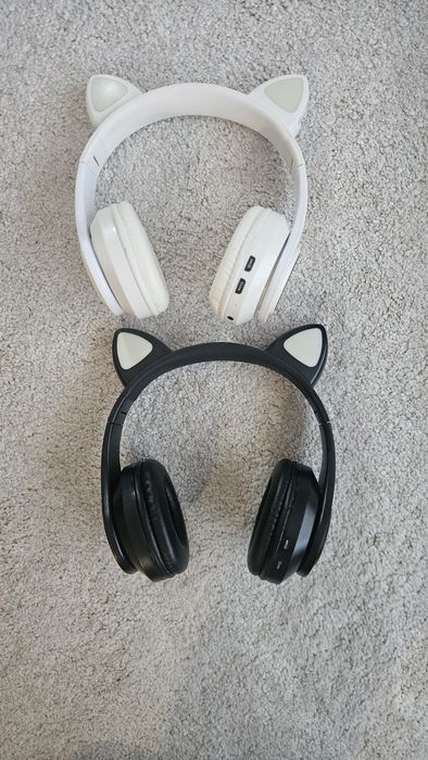 Casti copii wireless Bluetooth led