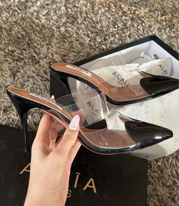 Pantofi Alaia Coeur piele pe comanda