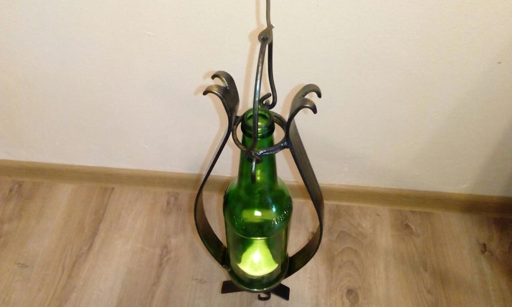 Suport forjat pt. lumanari