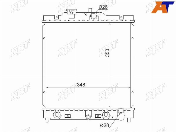 Радиатор Honda Civic
