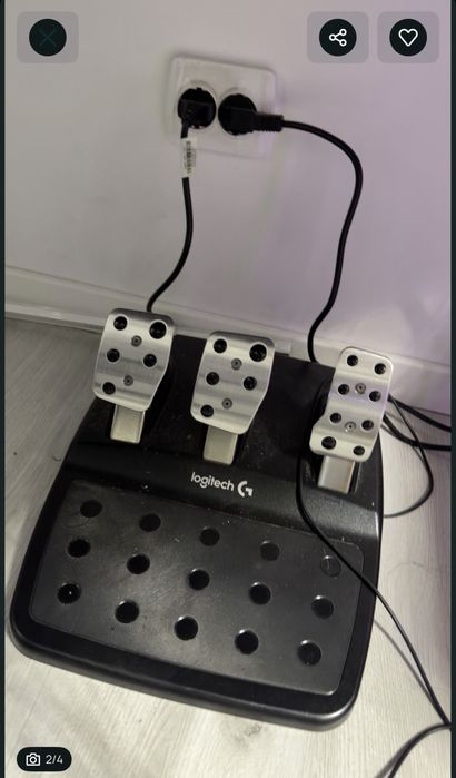 Vand urgent volan logitech g920 pret mic +schimbator