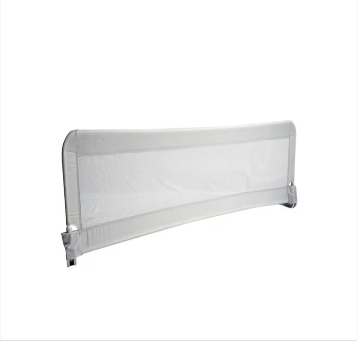 Предпазна преграда за легло Honey Baby, 150х40 см, Сива