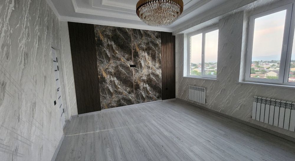 3-х комнатная новая квартира в центре Кибрае
