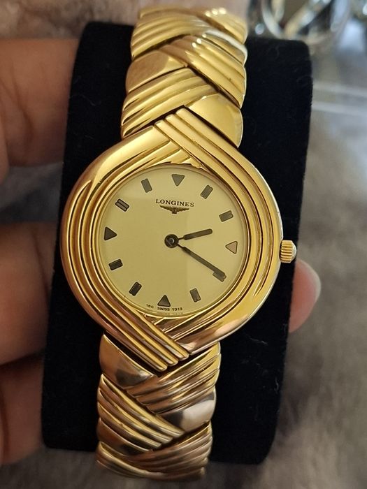 Ceas longines vintage placat cu aur