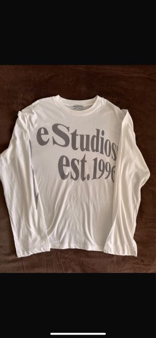 Acne Long Sleeve White