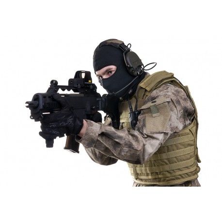 Cagula Termoactiv GFC TACTICAL Noua,Cu Guler si 1 Orificiu, Negru