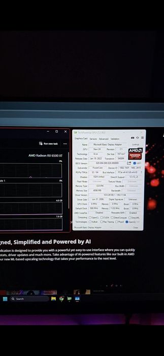 KIT B365M D2V + I5-9600K + RX 6500 XT