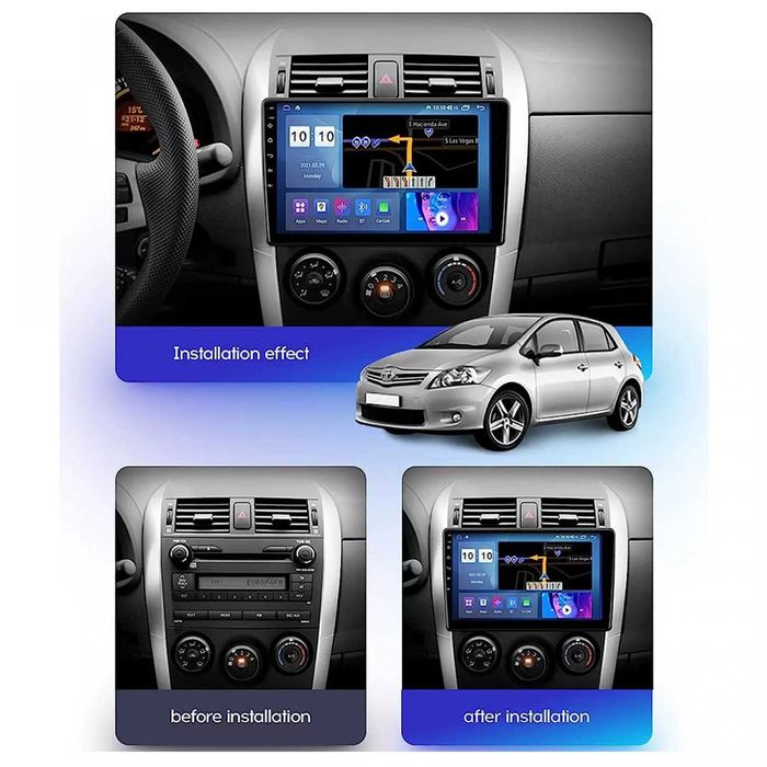 Мултимедия Двоен дин за Toyota Auris Плеър 2 DIN навигация Android