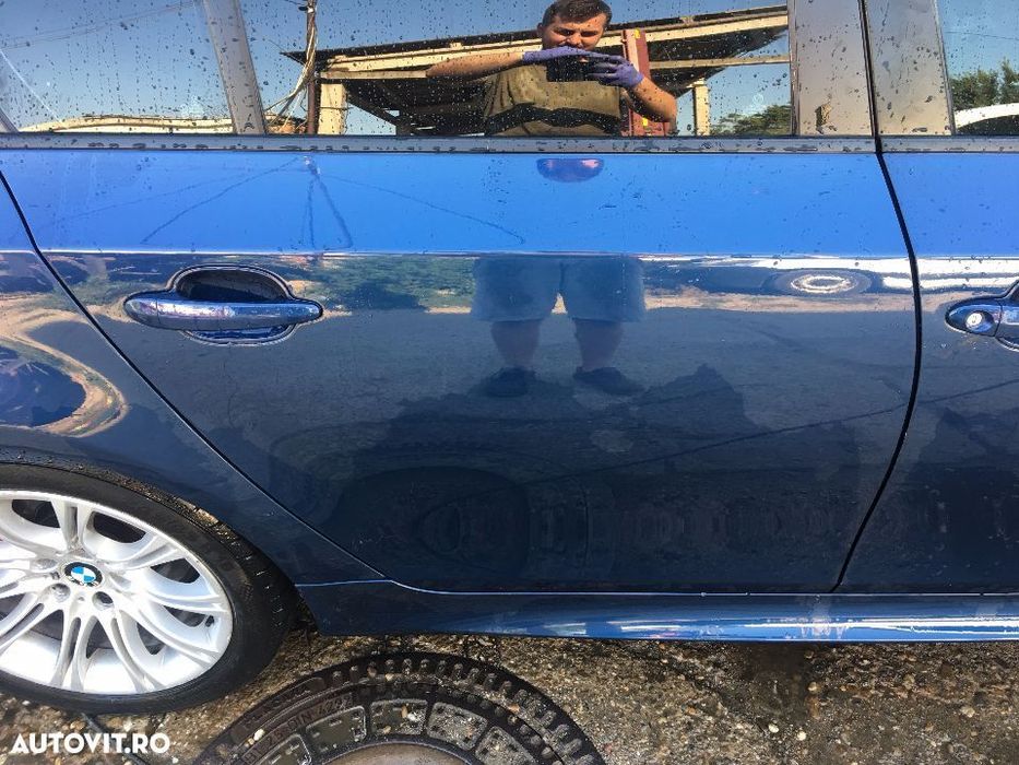 Portiera / Usa Dreapta Fata Spate BMW E60 2003 - 2010 Mystic Blau Metallic