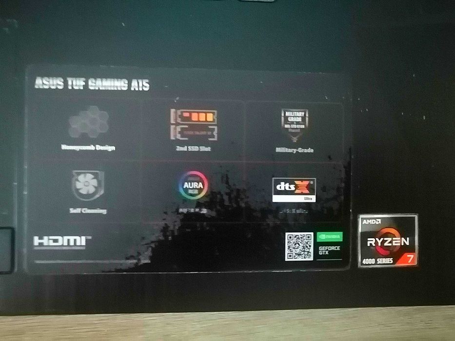 Laptop Gaming Asus TUF A15 Ryzen 7 / GTX 1660 Ti 6GB VRAM / 16GB RAM