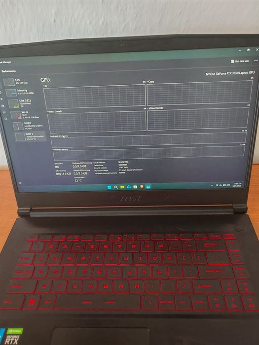 MSI GF63 Thin 11UC - i5-11400H / RTX 3050 / 16GB RAM / 1TB SSD / 144Hz