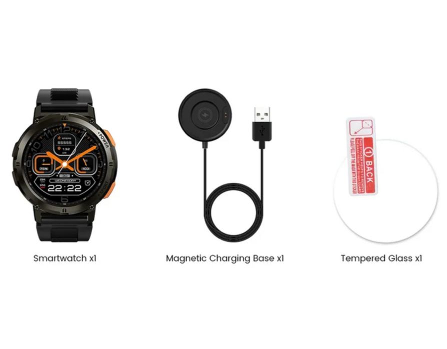 Ceas Smartwatch Kospet Tank T2 Silver - NOU/Sigilat