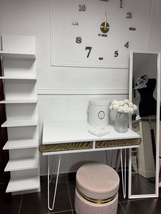 НАМАЛЕН Комплект - Тоалетка/бюро+етажерка+табуретка - за спалня,антре