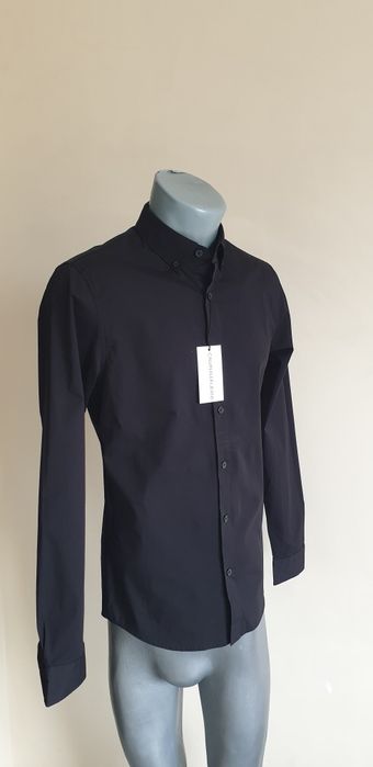 Calvin Klein Stretch Cotton Slim Fit / S НОВО! ОРИГИНАЛ! Мъжка Риза!